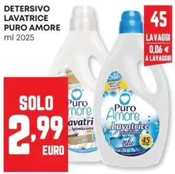 Pam Puro Amore Lavatrice offerta