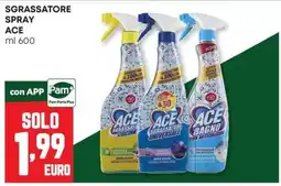 Pam Sgrassatore spray Ace offerta