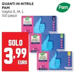 Pam Guanti in nitrile Pam offerta