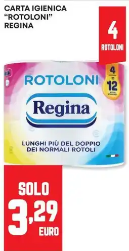 Pam Carta igienica rotoloni regina offerta