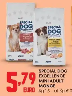 Pam Special Dog Excellence Mini Adult Monge offerta