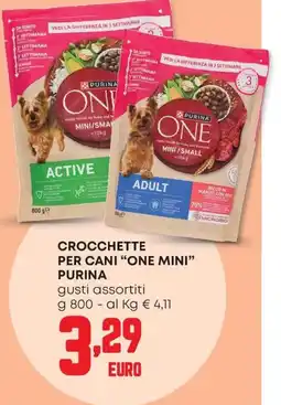 Panorama Crocchette per cani One Mini Purina offerta