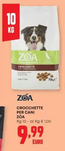 Panorama Crocchette per cani ZóA offerta