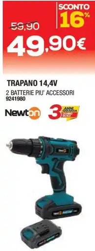 Bricofer Newton Trapano 14,4V offerta