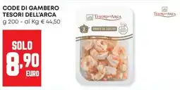 Panorama Code di gambero Tesori dell'Arca offerta