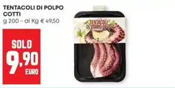Panorama Tentacoli di polpo cotti offerta