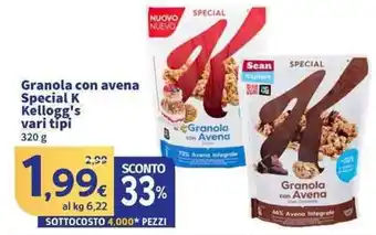 Granola con avena Special K Kellogg's
