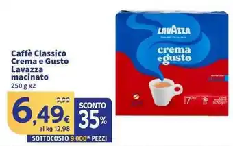 Caffè Classico Crema e Gusto Lavazza macinato