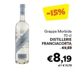 Unes Grappa Morbida Distillerie Franciacorta offerta