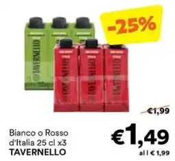 Unes Bianco o Rosso d'Italia Tavernello offerta