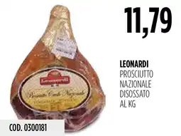 Carico Cash & Carry Leonardi Prosciutto Nazionale Disossato offerta
