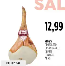 Carico Cash & Carry King's Prosciutto di San Daniele offerta