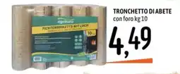 Emisfero Tronchetto di abete con foro offerta