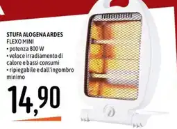 Emisfero Stufa alogena Ardes Flexo Mini offerta