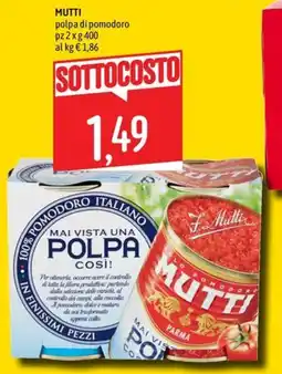 Emisfero Polpa di pomodoro Mutti offerta