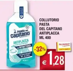 Palmarket Pasta del Capitano collutorio antiplacca offerta