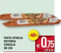 Palmarket Pasta sfoglia rotonda Consilia offerta