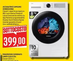 Emisfero Samsung Asciugatrice offerta