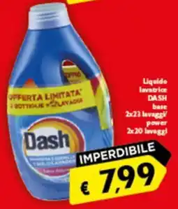 Spak Supermercati Liquido lavatrice Dash offerta