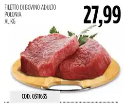 Carico Cash & Carry Filetto di bovino adulto Polonia offerta