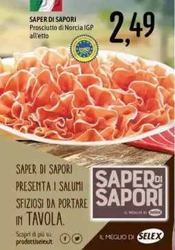 Emisfero Prosciutto di Norcia IGP offerta