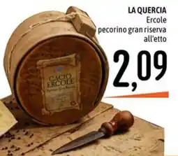 Emisfero Cacio Ercole pecorino gran riserva offerta