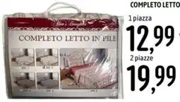 Emisfero Completo letto in pile offerta