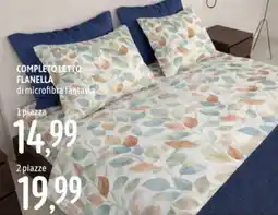 Emisfero Completo letto flanella di microfibra fantasia offerta