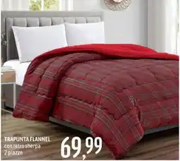 Emisfero Trapunta flannel con retro sherpa offerta