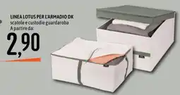Emisfero Linea Lotus per l'armadio DK scatole e custodie guardaroba offerta