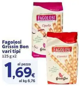 Sigma Superstore Fagolosi Grissin Bon vari tipi offerta