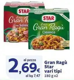 Sigma Superstore Gran Ragù Star offerta