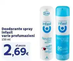 Sigma Superstore Deodorante spray Infasil offerta