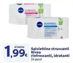 Sigma Superstore Salviettine struccanti Nivea rinfrescanti, idratanti offerta
