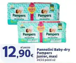 Sigma Superstore Pannolini Baby-dry Pampers junior offerta