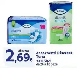 Sigma Superstore Assorbenti Discreet Tena offerta