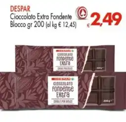 Despar Despar Cioccolato Extra Fondente offerta