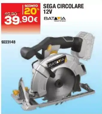 Sega circolare 12V Batavia