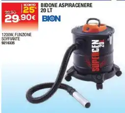 Bricofer Bidone aspiracenere Bion offerta