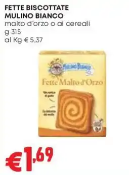 Pam Fette biscottate Mulino Bianco Malto d'Orzo offerta