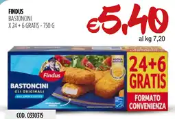 Carico Cash & Carry Findus Bastoncini offerta