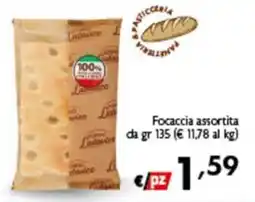 Spak Supermercati Focaccia Assortita offerta