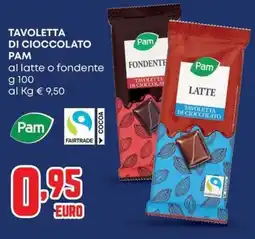Panorama Tavoletta di cioccolato Pam offerta