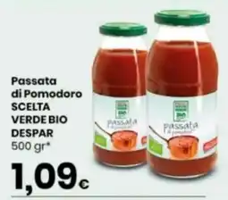 Despar Passata di Pomodoro Scelta Verde Bio offerta