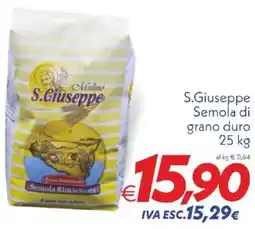 Iper Super Conveniente S.Giuseppe Semola di grano duro offerta