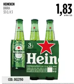 Carico Cash & Carry Heineken birra offerta