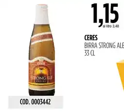 Carico Cash & Carry Ceres Birra Strong Ale offerta