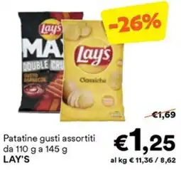 Unes Patatine gusti assortiti LAY'S offerta