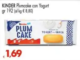 Despar Kinder Plumcake con Yogurt offerta