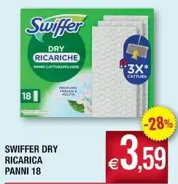 Palmarket Swiffer Dry Ricarica Panni offerta